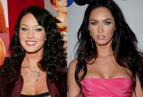 megan fox before surgery and after. megan fox before and after