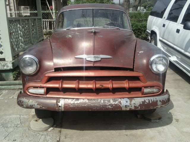 GOT A 1952 CHEVY DELUXE PROJECT FOR SALE nO MOTOR OR TRANSMISSION