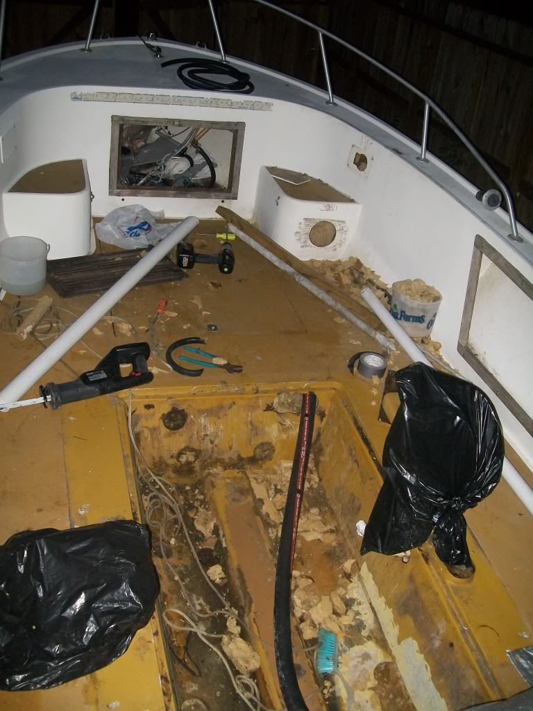 My 1978 Mako Fuel Tank Replacement 2 Cool Fishing Forum