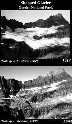 The melting glaciers mean only one thing, GLOBAL WARMING Pictures, Images and Photos
