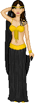 my first skin color change!! I had some random inspiration to doll something on Arinna's bases, and a belly dancer. So this came out. ^^ I like her