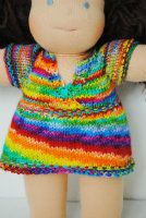 Rainbow Darling Little Sweater Dress
