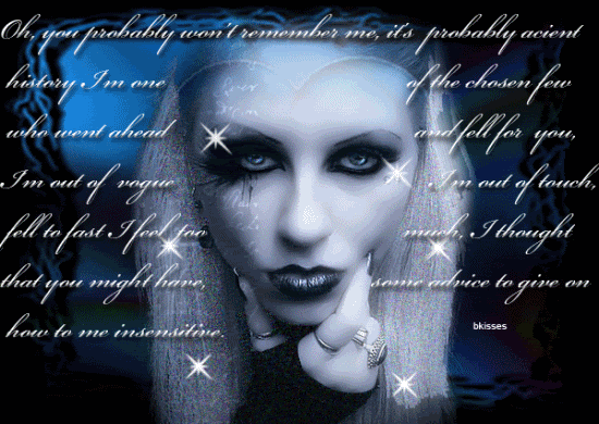 Dark Gothic MySpace Comments and Graphics