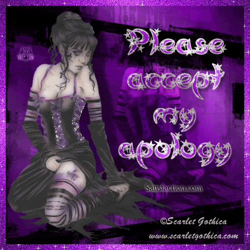 Sorry Comments and Graphics for MySpace, Tagged, Facebook