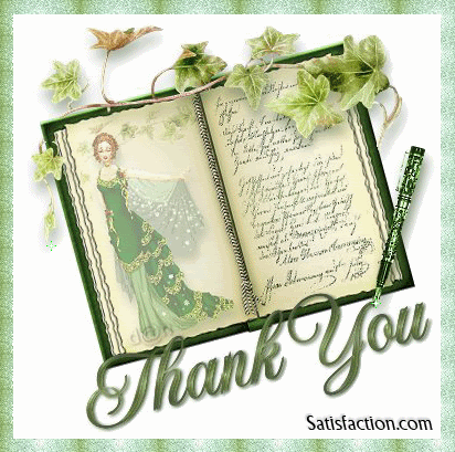 Thank You Comments and Graphics for MySpace, Tagged, Facebook