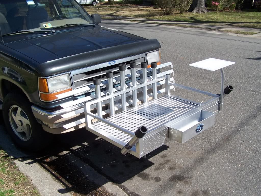 Rod racks for front hitches Pier and Surf Forum