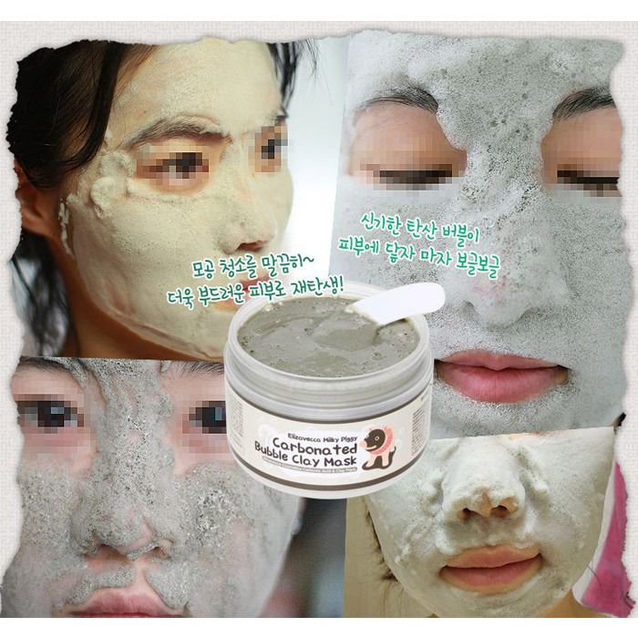 Elizavecca carbonated bubble clay mask 100g