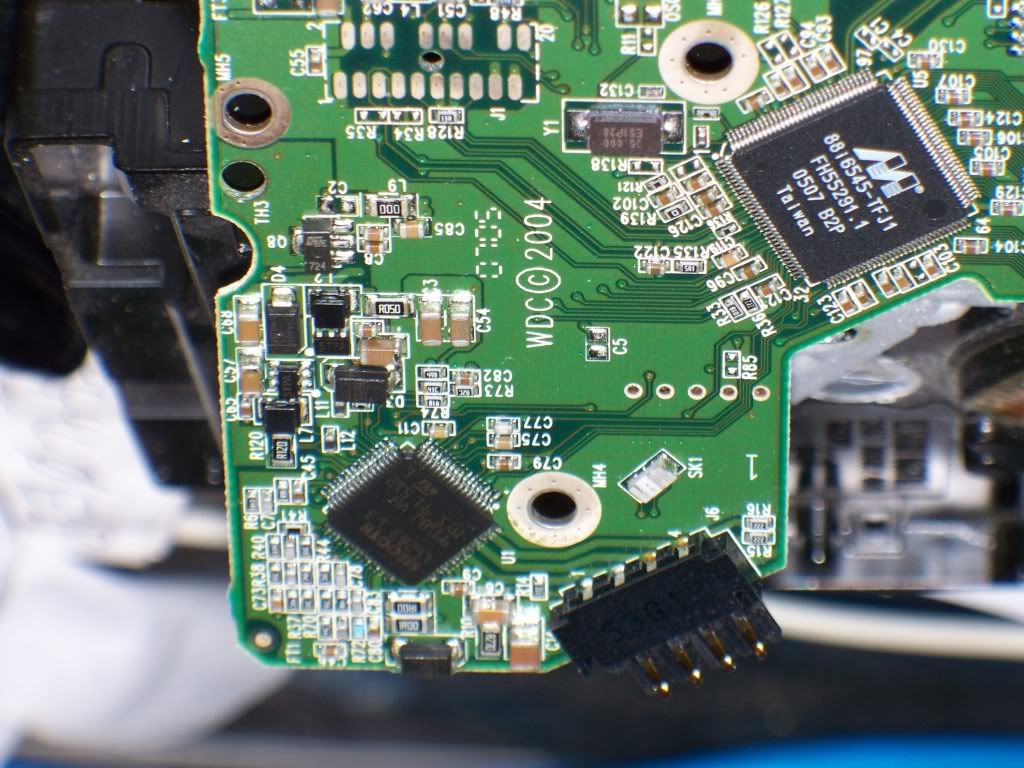 I know without desoldering it and checking it off the board I can't tell for sure, but the resistance was within an order of magnitude, so I think that is ...
