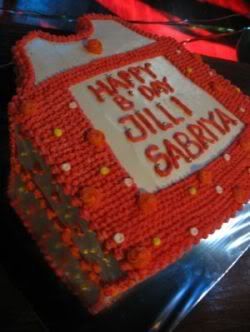 Jilli's bday cake