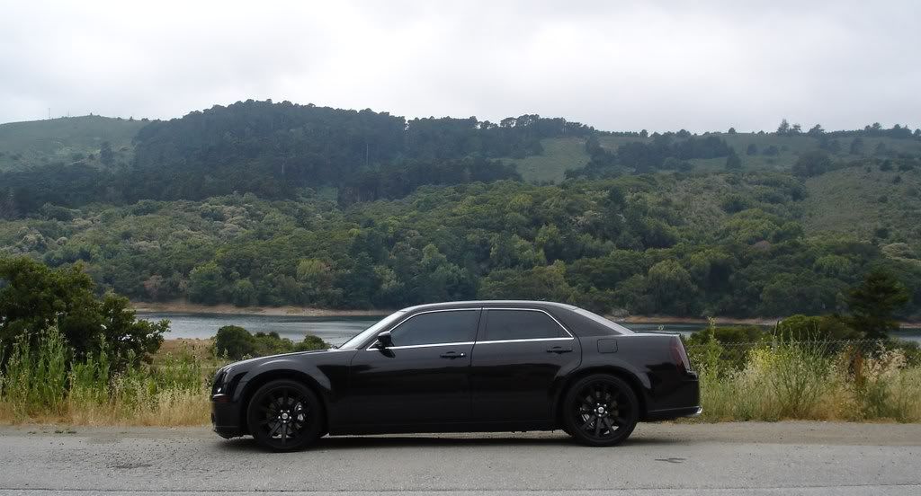 Chrysler 300c srt8 black wheels #5