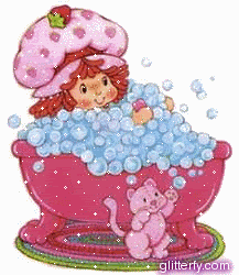 bubble_bath_strawberry_shortcake.gif image by glitterfy
