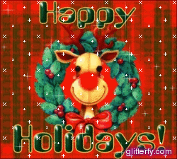 Happy Holidays Reindeer Happy Holidays Reindeer