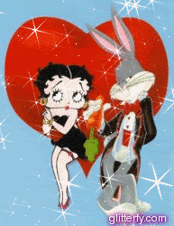 Betty Boop and Bugs Bunny