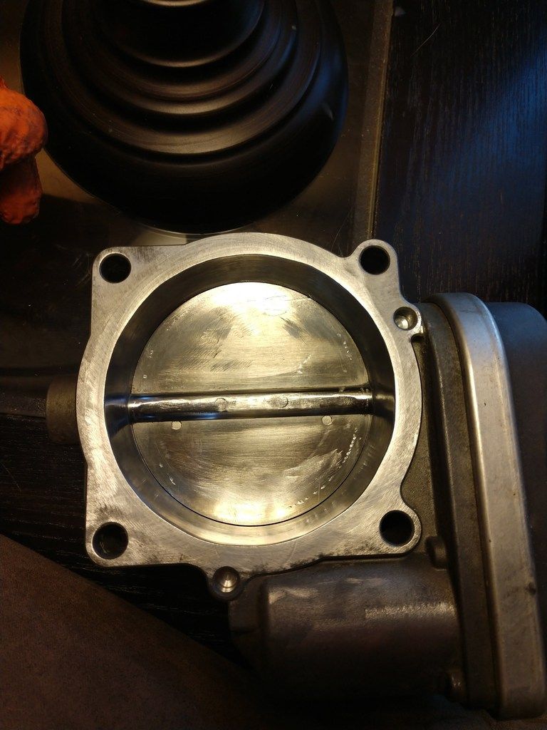DIY port and polished throttle body Dodge Charger Forum