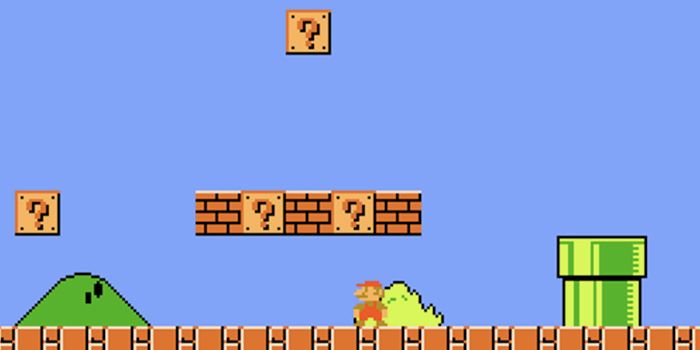 Super Mario Bros. Game Glitch Screenshot