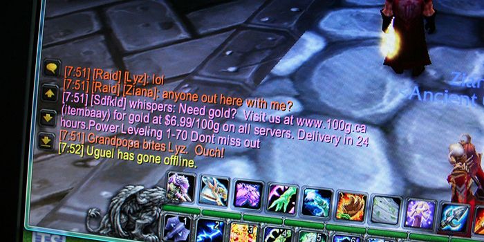 World of Warcraft Gold Farming Screenshot