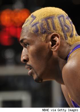 Ron Artest Hair