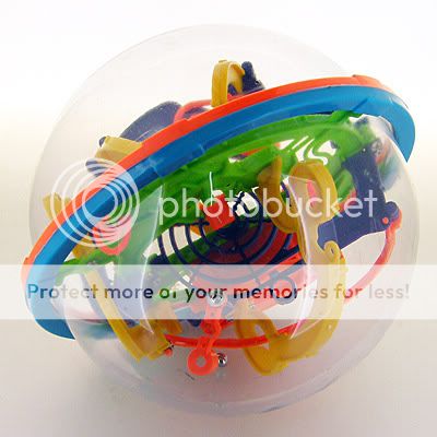   Intellect Ball Balance Maze Game Puzzle Toy （100 Barriers ）  