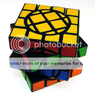 DaYan+MF8 No.2 4x4x4 Crazy Tiled Rubiks Cube Black II  