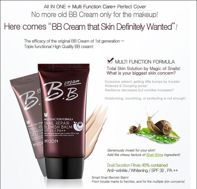 Snail Repair Blemish Balm SPF32 PA++ 50ml